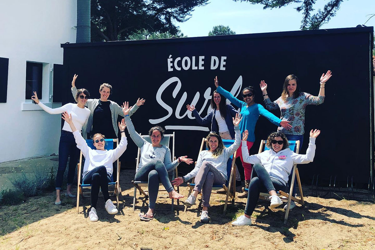 equipe animation bafa colo vacances surf vendee